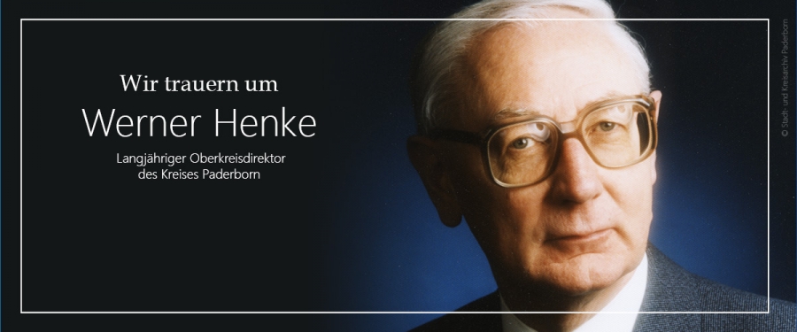 Oberkreisdirektor Werner Henke (Foto: © Stadt- und Kreisarchiv Paderborn)